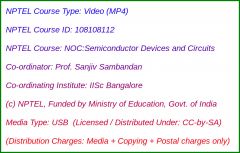 NOC:Semiconductor Devices and Circuits (USB)