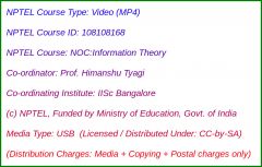 NOC:Information Theory (USB)