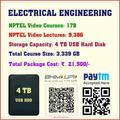 Electrical Engineering (178 Video Courses in 4 TB USB HDD)
