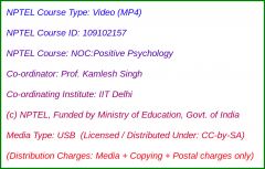 NOC:Positive Psychology (USB)