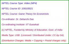 Game Theory and Economics (USB)