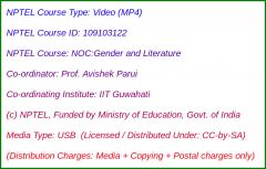 NOC:Gender and Literature (USB)