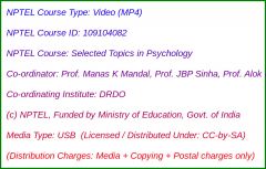 Selected Topics in Psychology (USB)