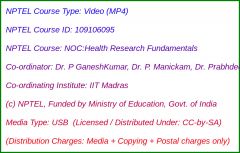 NOC:Health Research Fundamentals (USB)