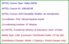 NOC:Disability Studies: An Introduction (USB)