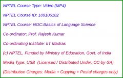 NOC:Basics of Language Science