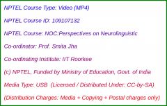 NOC:Perspectives on Neurolinguistic (USB)