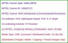 NOC:Introduction to Environmental Economics (USB)