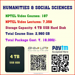 Humanities and Social Sciences (187 Video Courses in 4 TB USB HDD)