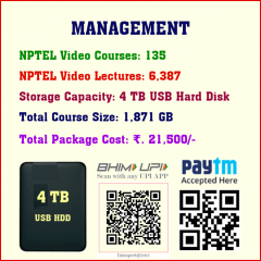 Management (135 Video Courses in 4 TB USB HDD)