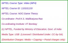 NOC:Game Theory (USB)