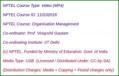 Organisation Management (USB)