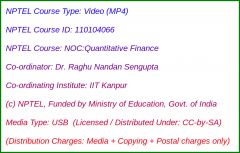 NOC:Quantitative Finance (USB)