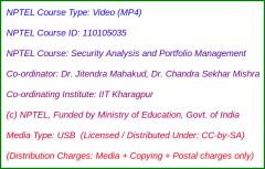 Security Analysis and Portfolio Management (USB)