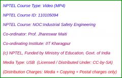 NOC:Industrial Safety Engineering (USB)