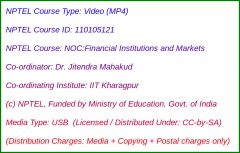 NOC:Financial Institutions and Markets (USB)