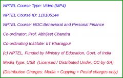 NOC:Behavioral and Personal Finance (USB)