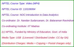 NOC:Introduction to Data Analytics (USB)