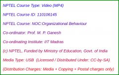 NOC:Organizational Behaviour (USB)