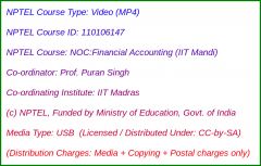NOC:Financial Accounting (IIT Mandi) (USB)