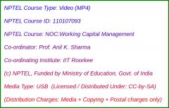 NOC:Working Capital Management (USB)