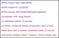 NOC:Partial Differential Equations