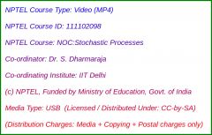 NOC:Stochastic Processes (USB)