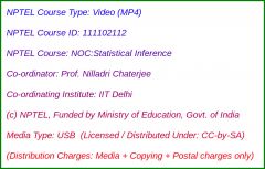 NOC:Statistical Inference (USB)