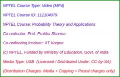 Probability Theory and Applications (USB)