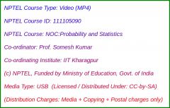 NOC:Probability and Statistics (USB)