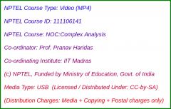 NOC:Complex Analysis (USB)