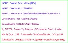 NOC:Mathematical Methods in Physics 1