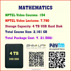 Mathematics (154 Video Courses in 4 TB USB HDD)