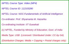 NOC:Fundamentals of Artificial Intelligence (USB)