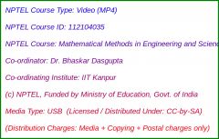 Mathematical Methods in Engineering and Science (USB)