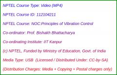 NOC:Principles of Vibration Control (USB)
