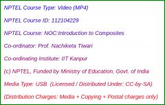 NOC:Introduction To Composites (USB)