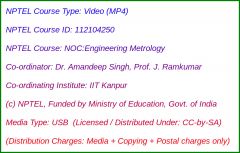 NOC:Engineering Metrology (USB)