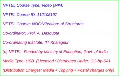 NOC:Vibrations of Structures (USB)