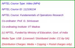 Fundamentals of Operations Research (USB)