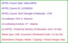NOC:Strength of Materials - IITM