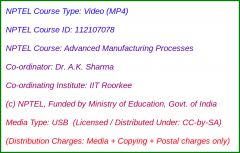 Advanced Manufacturing Processes (USB)