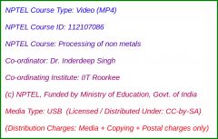 Processing of non metals (USB)