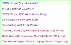 NOC:Work System Design (USB)