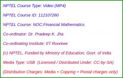 NOC:Financial Mathematics (USB)