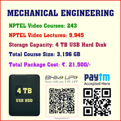 Mechanical Engineering (243 Video Courses in 4 TB USB HDD)