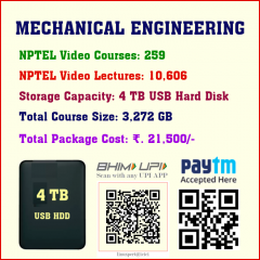 Mechanical Engineering (259 Video Courses in 4 TB USB HDD)
