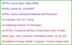 Advanced Materials and Processes (USB)
