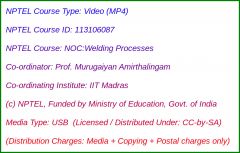 NOC:Welding Processes (USB)