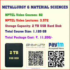 Metallurgy and Material Science (82 Video Courses in 2 TB USB HDD)